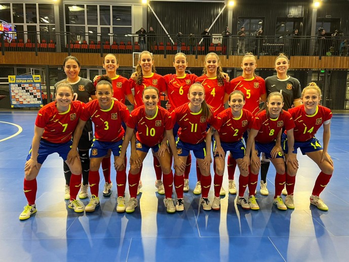 La Selección Española de Sala Femenino repite triunfo ante Ucrania en el segundo amistoso
