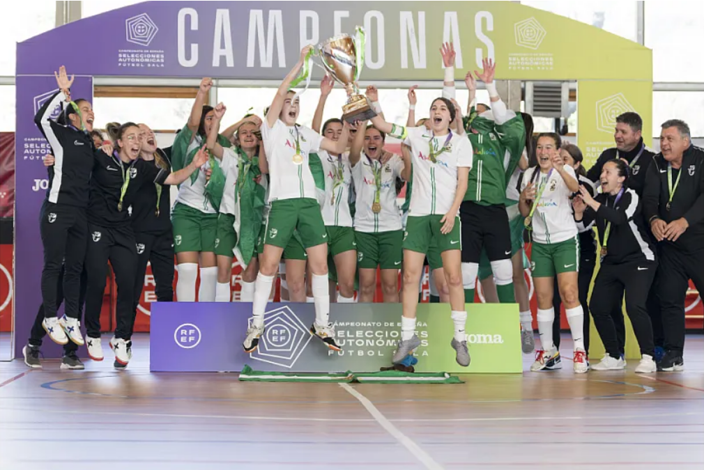 Madrid y Andalucía Campeonas de España de Selecciones Autonómicas de Fútbol Sala Femenino en categoría Sub-19 y Sub-16 respectivamente