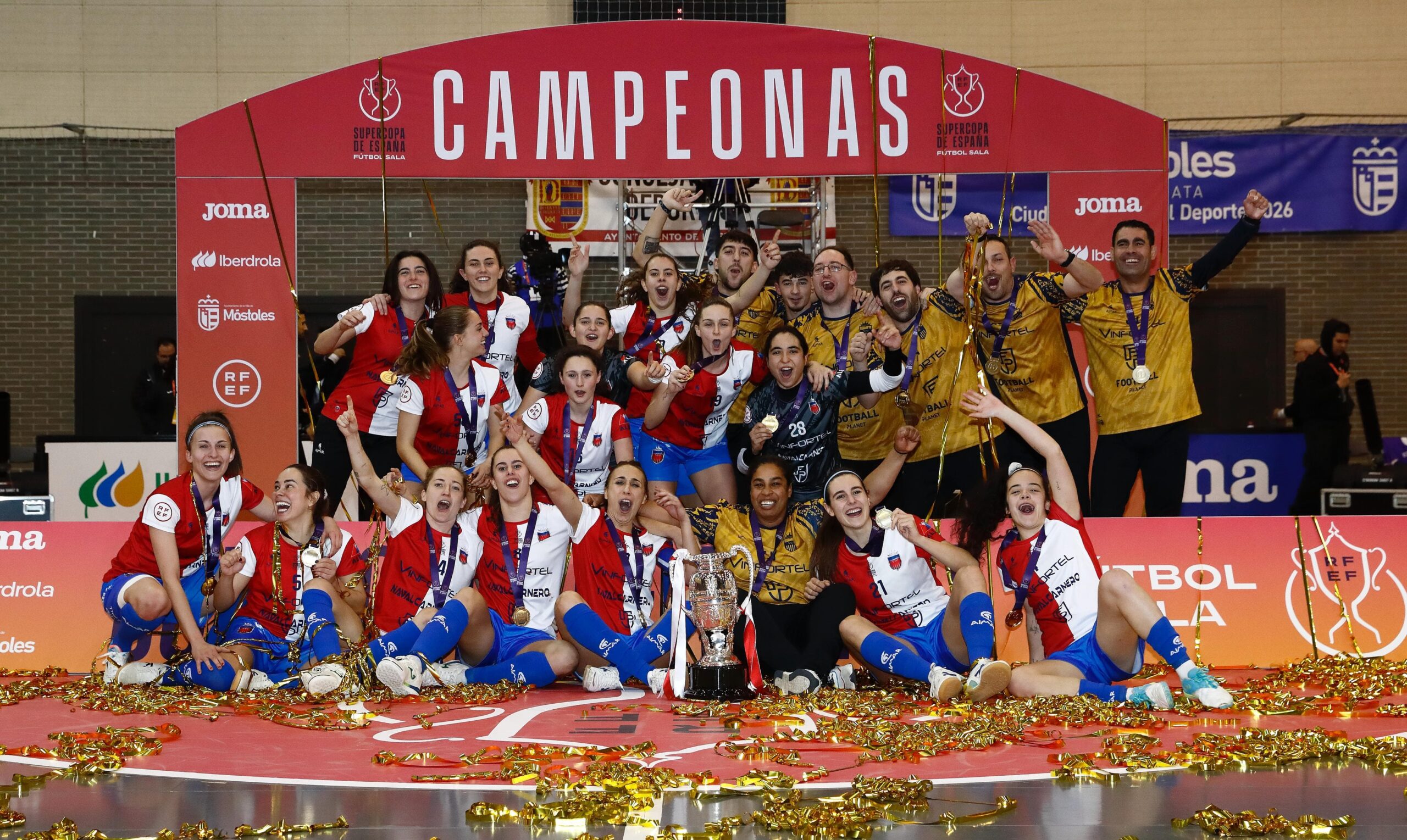 Futsi Atlético Navalcarnero gana su octava Supercopa de España de Fútbol Sala Femenino.